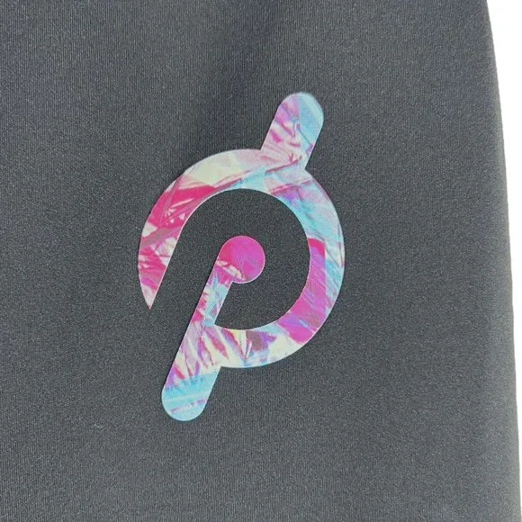 Peloton Women's Move Scalloped Hem High Rise Crop Leggings Black Size L HO121 - Picture 3 of 11